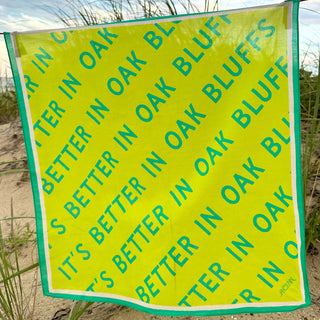 IT'S BETTER IN OAK BLUFFS ALLOVER BEACH BANDANA