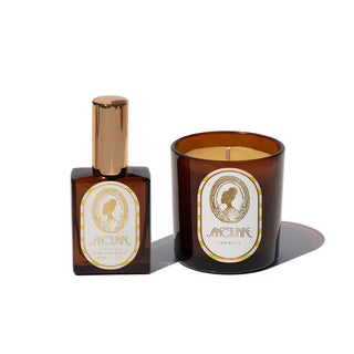 GLOW & MIST DUO - INKWELL CANDLE AND HOME FRAGRANCE SET