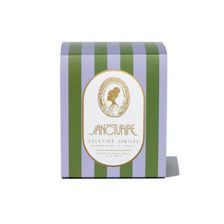 YULETIDE JUBILEE DOUBLE-WICK SCENTED BEESWAX CANDLE